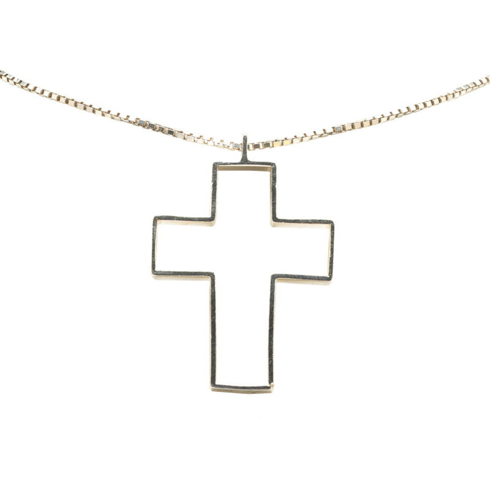 Cross Pendant Necklace Sterling Silver