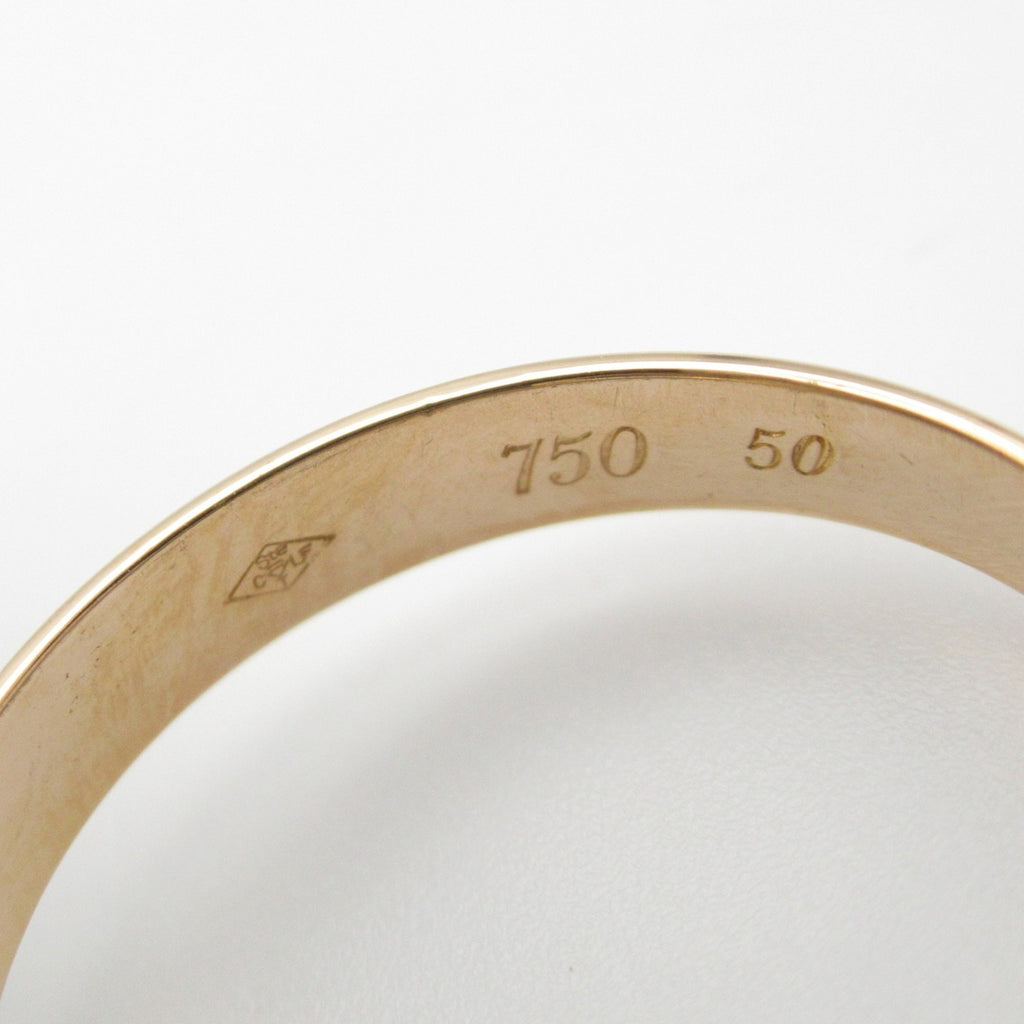 Vendome Louis Cartier Band Ring 18K Tricolor Gold