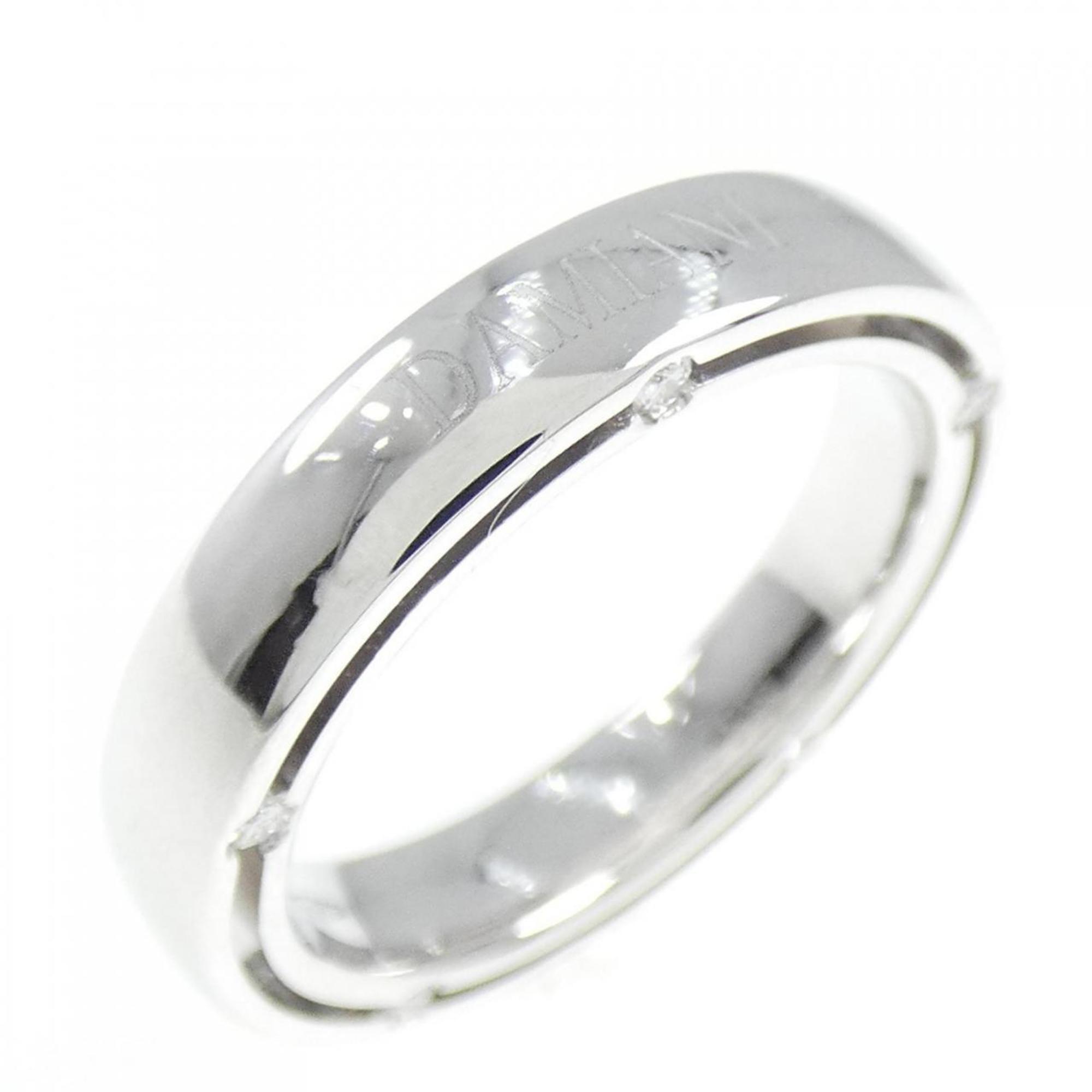 D Side Ring 18K White Gold