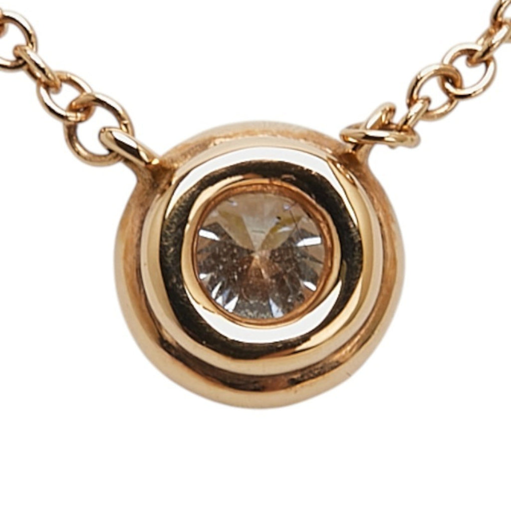 Pendant Necklace 18K Rose Gold with Diamond