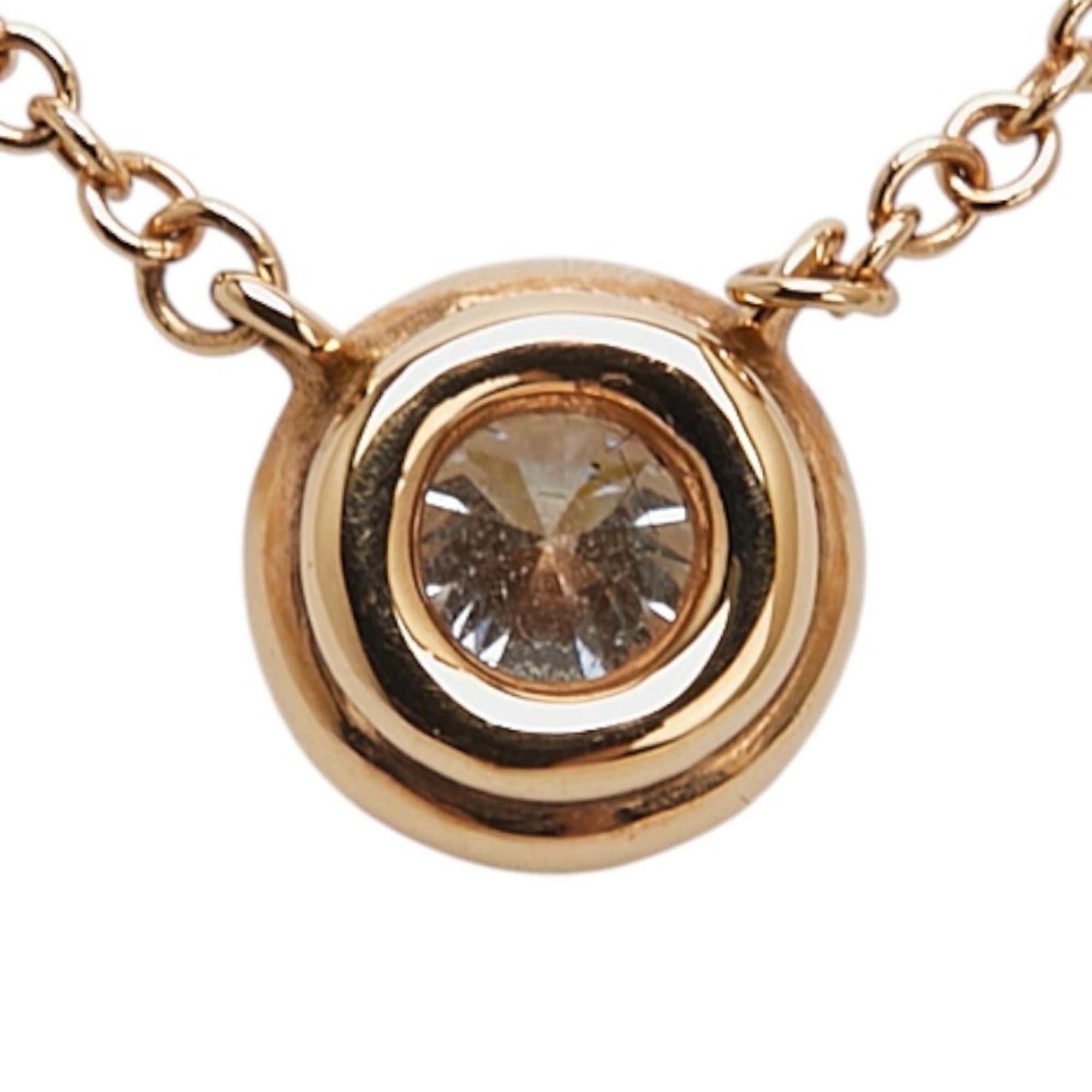 Pendant Necklace 18K Rose Gold with Diamond