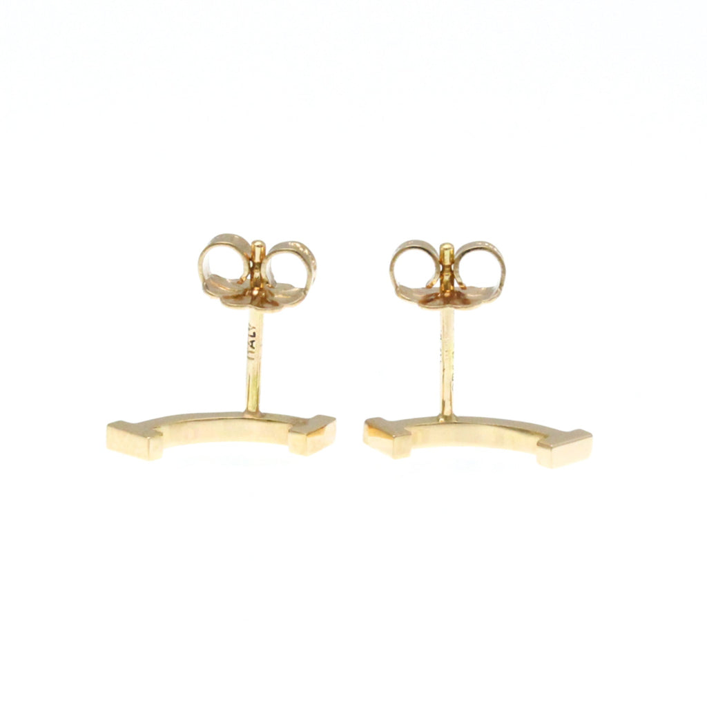 Smile Stud Earrings 18K Rose Gold 18K Rose Gold