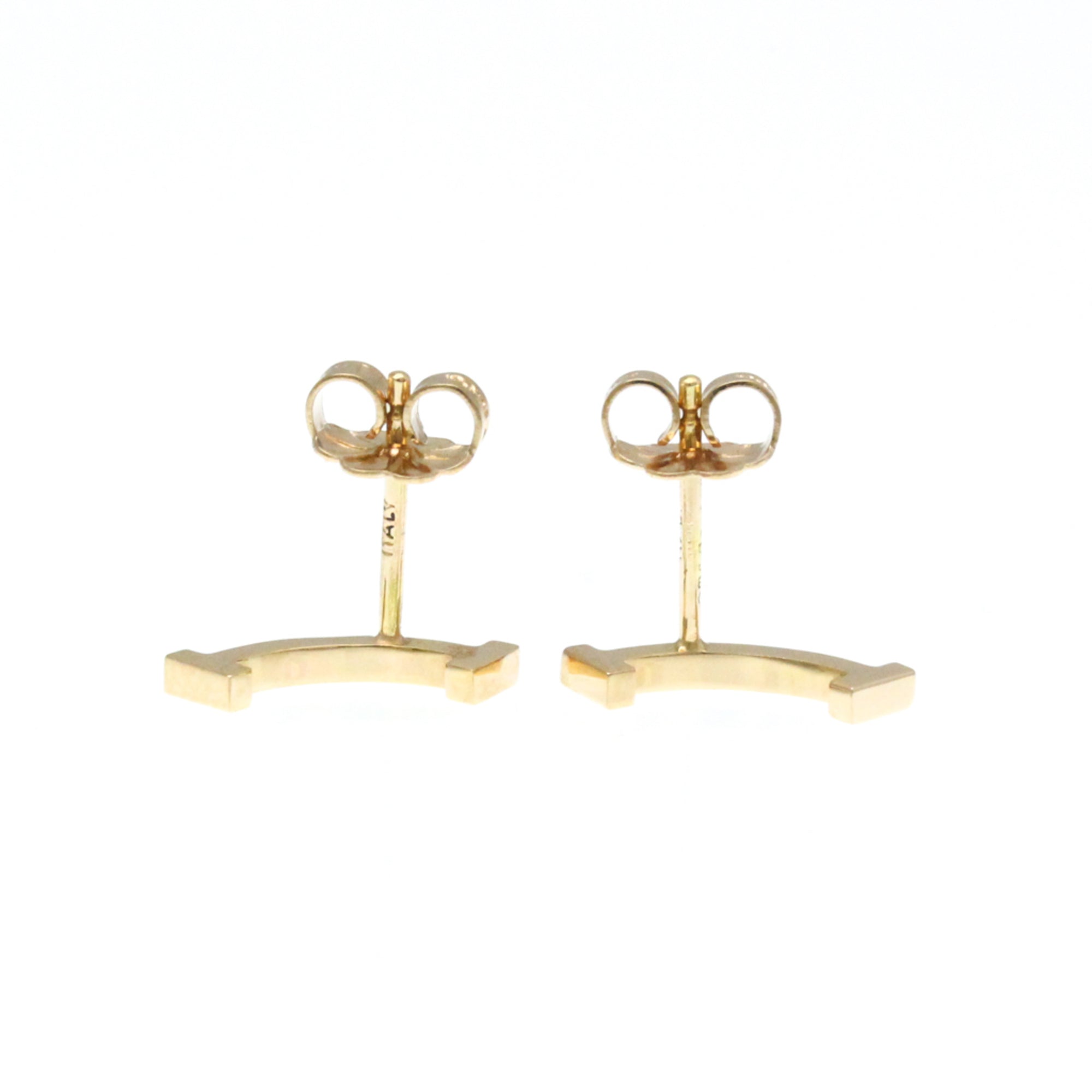 Smile Stud Earrings 18K Rose Gold 18K Rose Gold