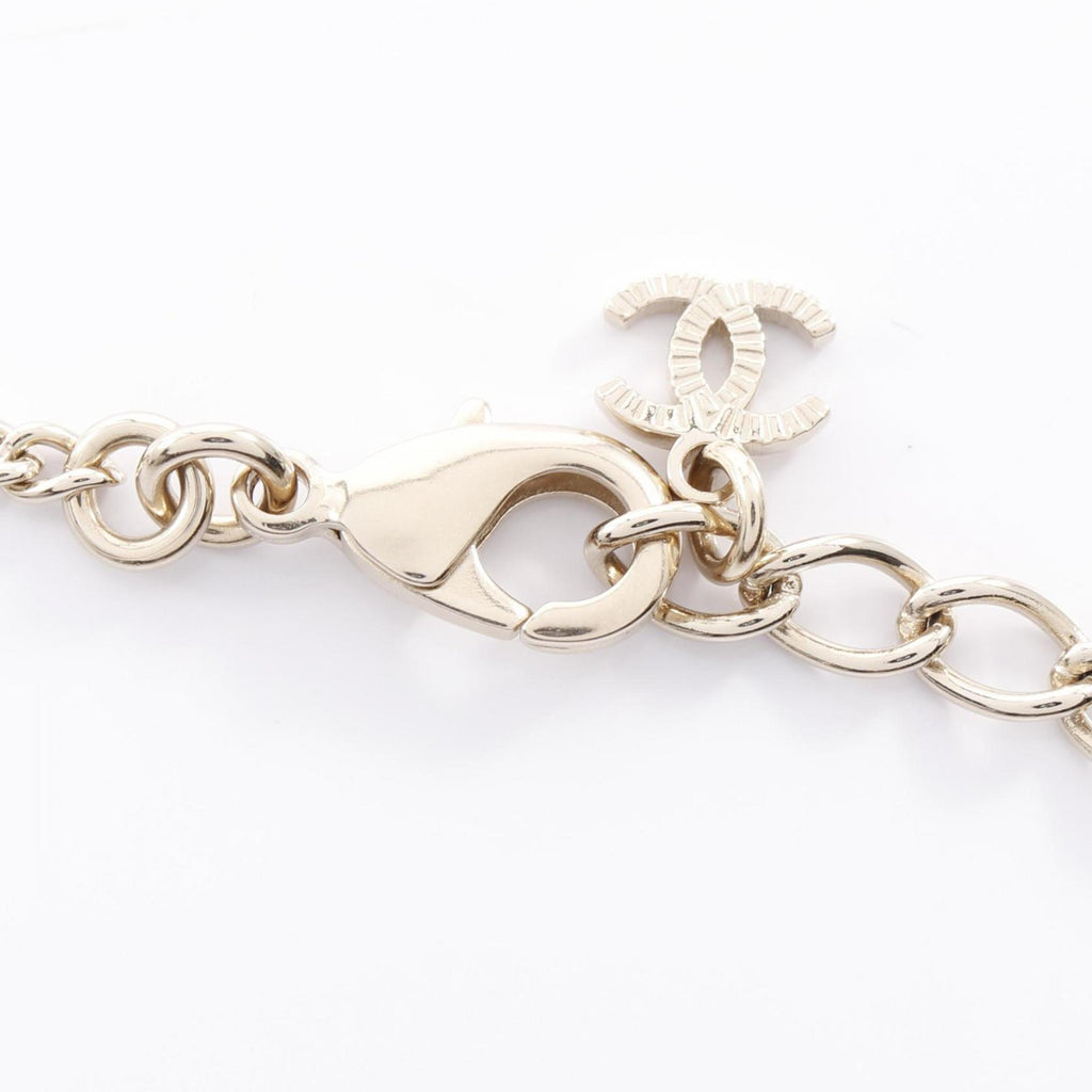 CC Logo Pendant Necklace Metal