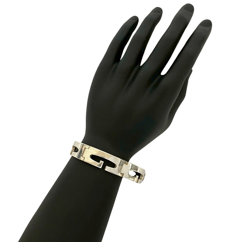 G Cutout Bracelet Sterling Silver