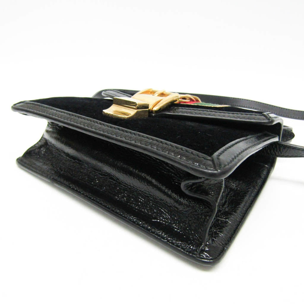 Sylvie Top Handle Bag GG Velvet Mini
