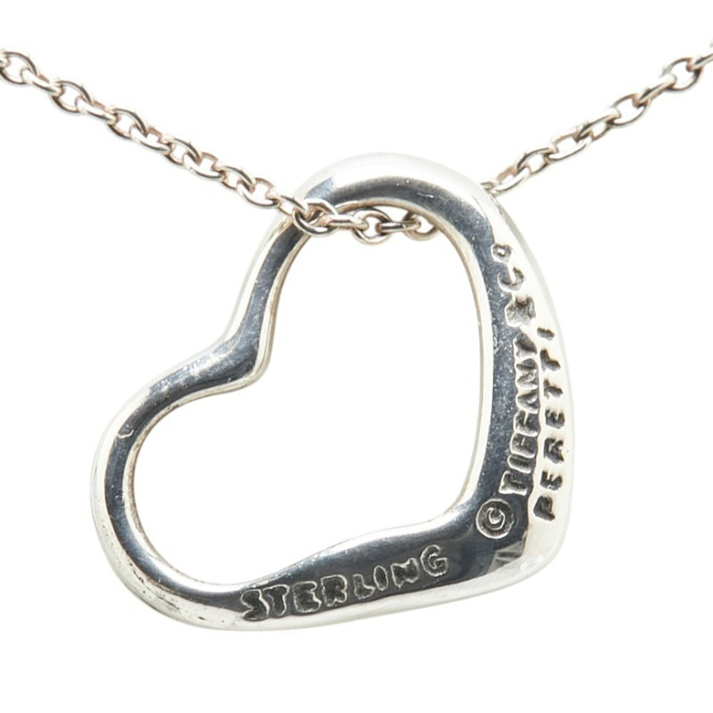 Heart Pendant Necklace Sterling Silver