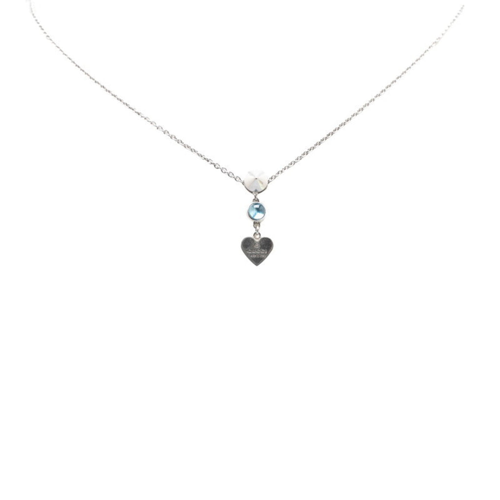 Pendant Necklace Sterling Silver with Topaz