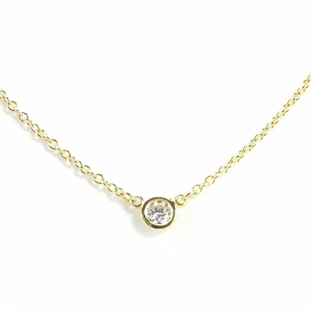 Elsa Peretti Pendant Necklace 18K Yellow Gold 3.2mm