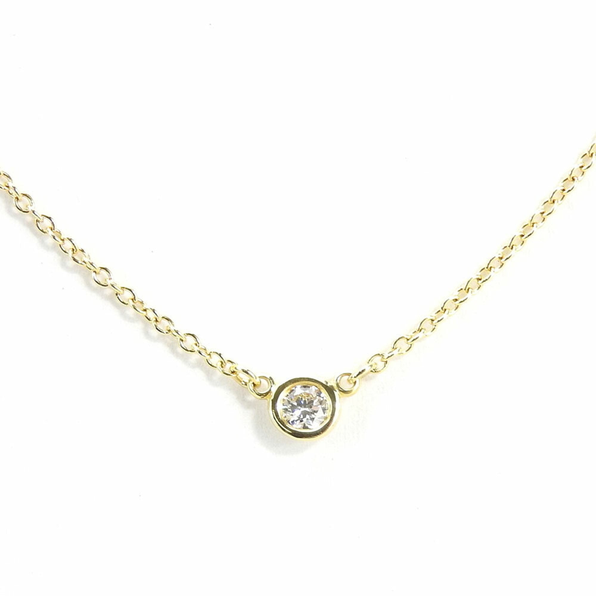 Elsa Peretti Pendant Necklace 18K Yellow Gold 3.2mm