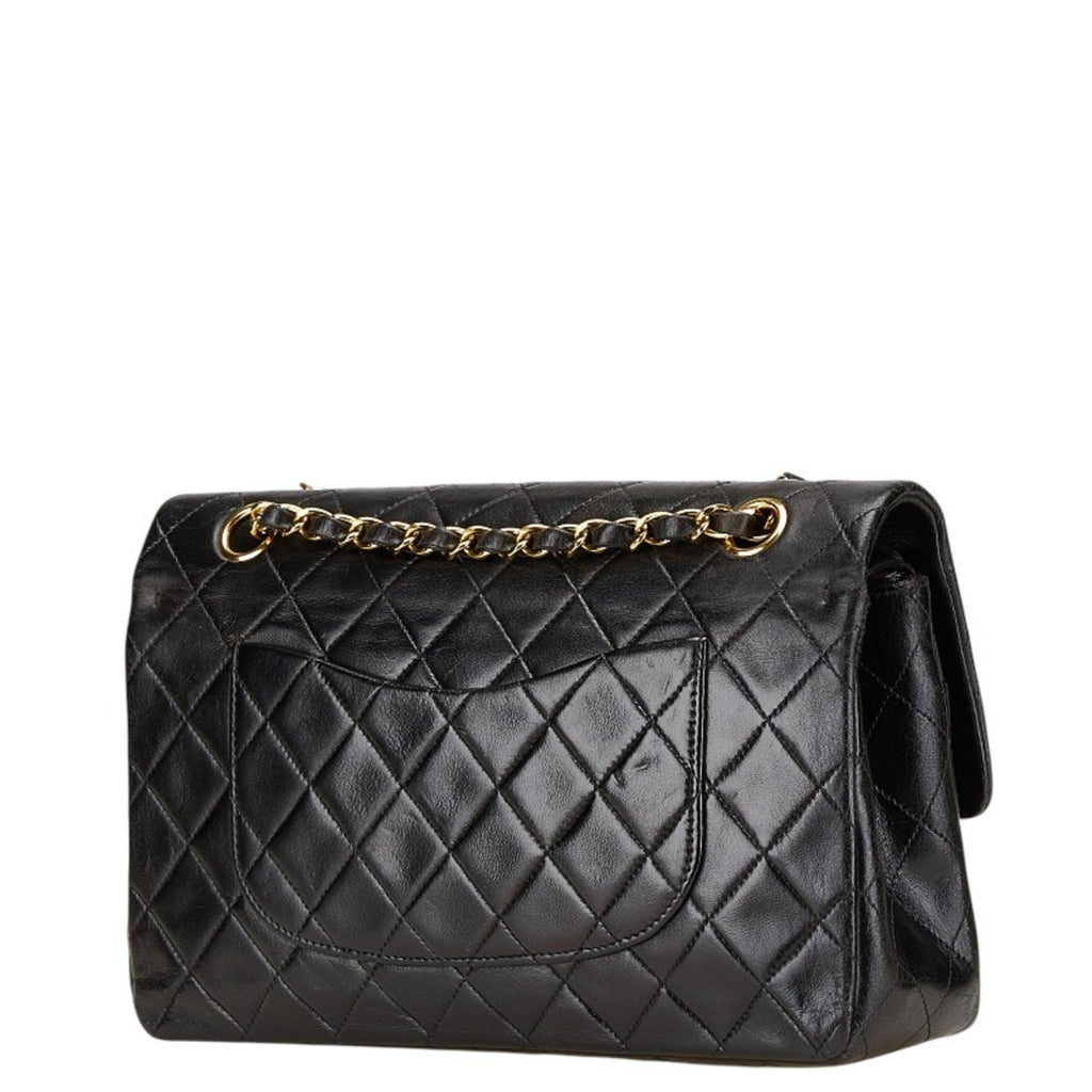 Vintage Classic Double Flap Bag Quilted Lambskin Medium