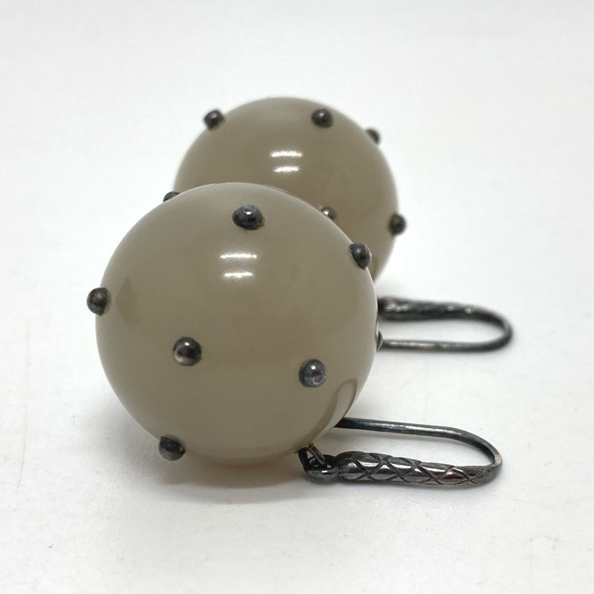 Earrings Silver-Tone Metal
