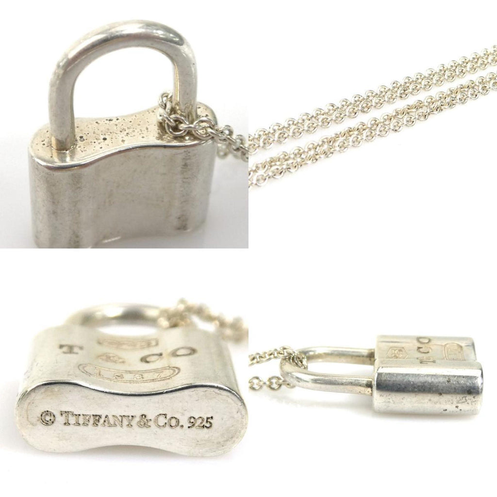 1837 Padlock Pendant Necklace Sterling Silver