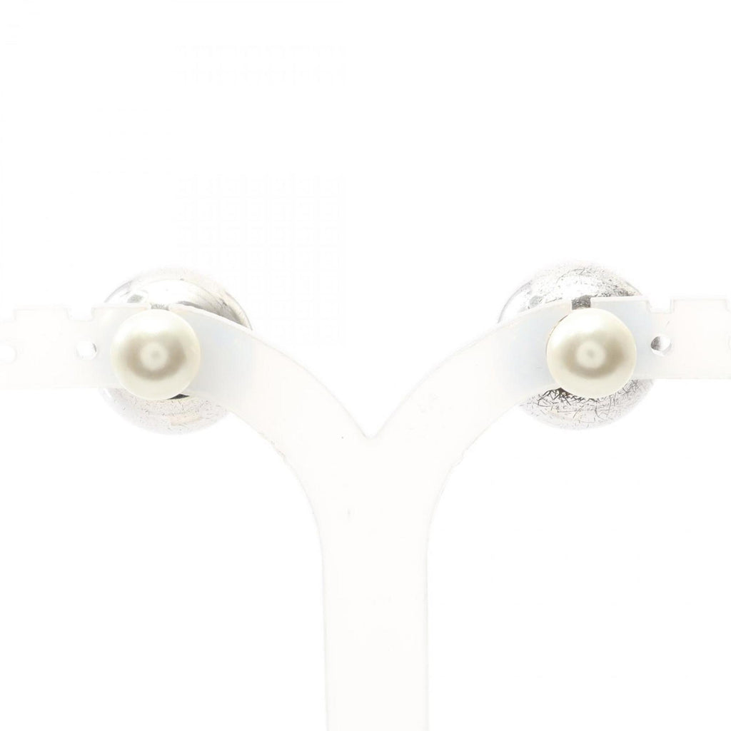 Tribal Earrings Artificial Pearl and Gold