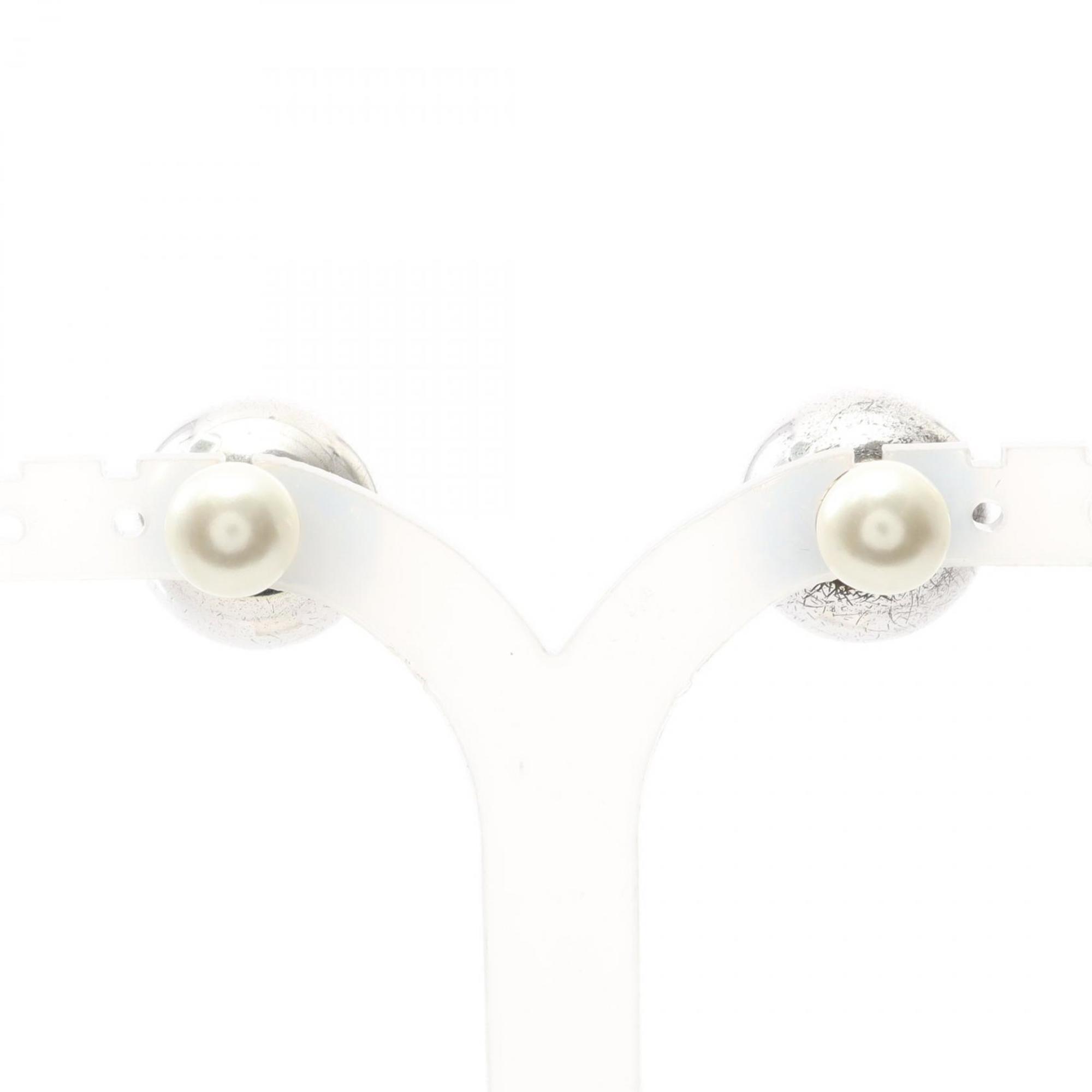 Tribal Earrings Artificial Pearl and Gold