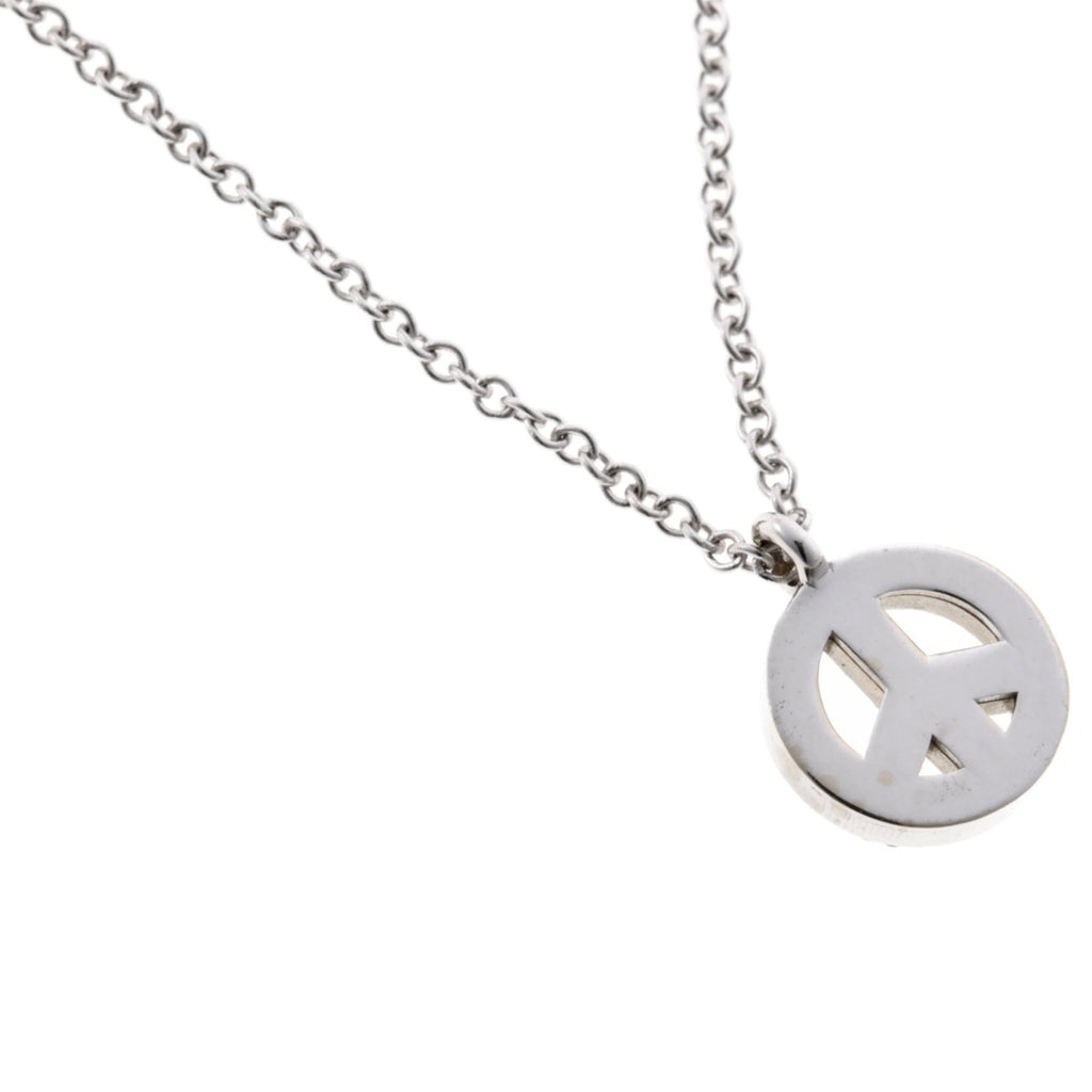 Pendant Necklace White Gold with Diamond