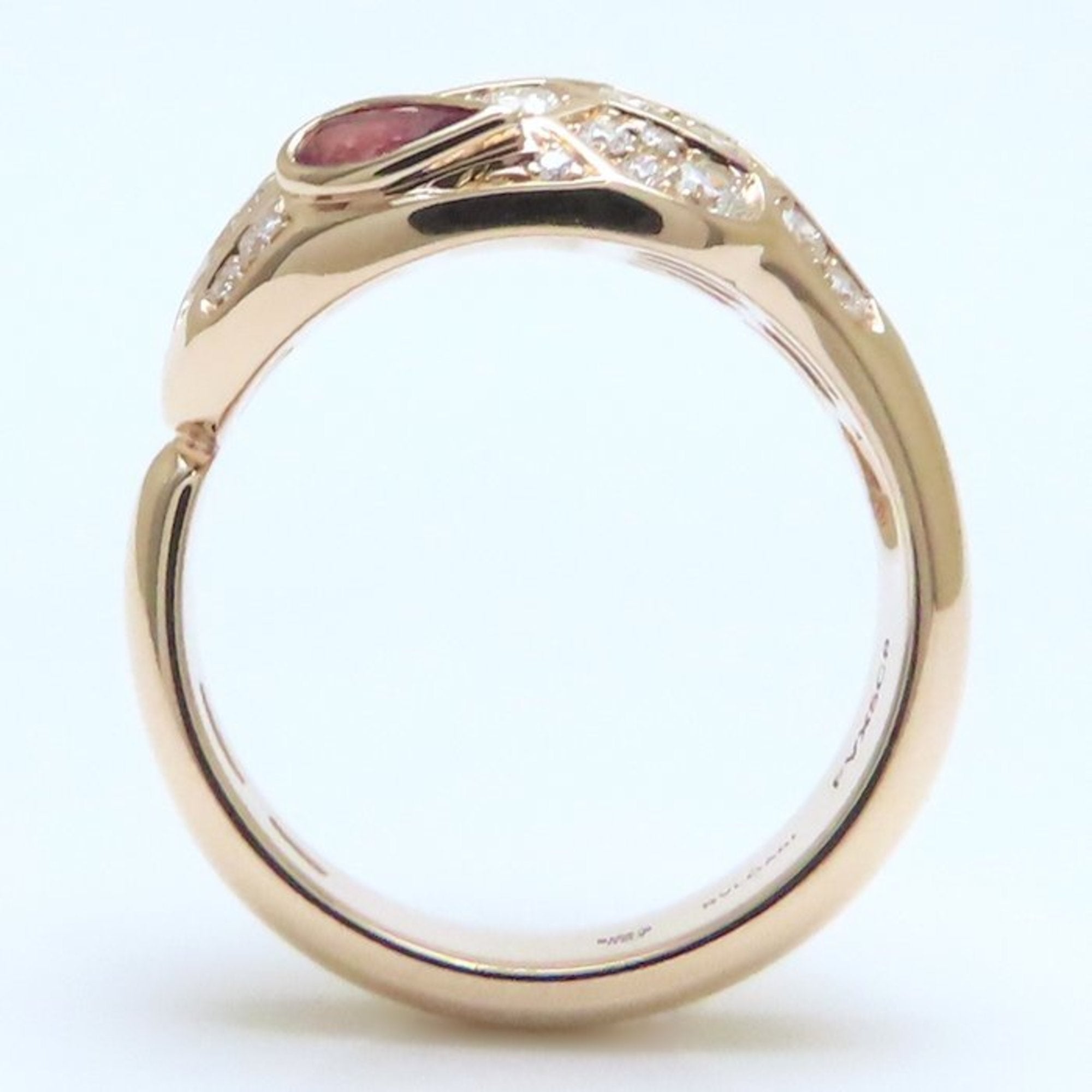 Serpenti Ring 18K Rose Gold with Diamonds