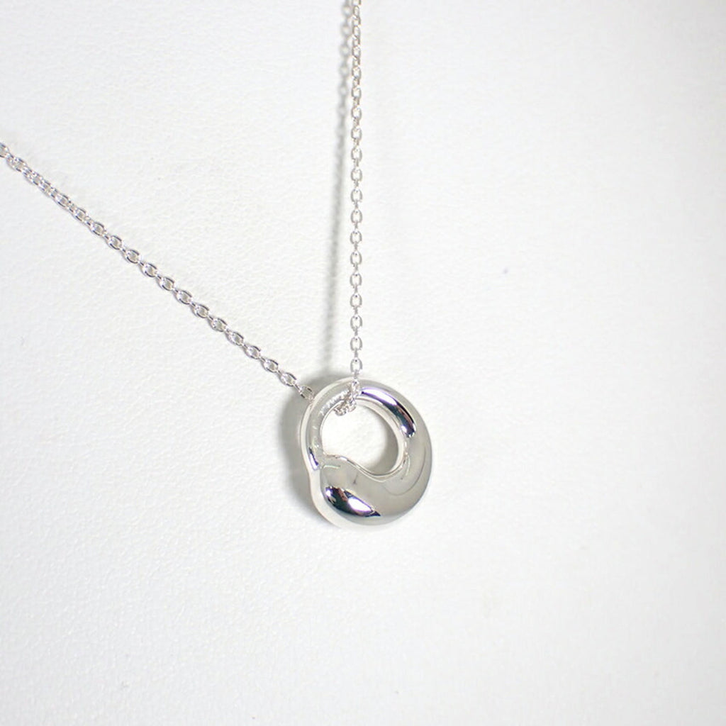 Eternal Circle Pendant Necklace Sterling Silver