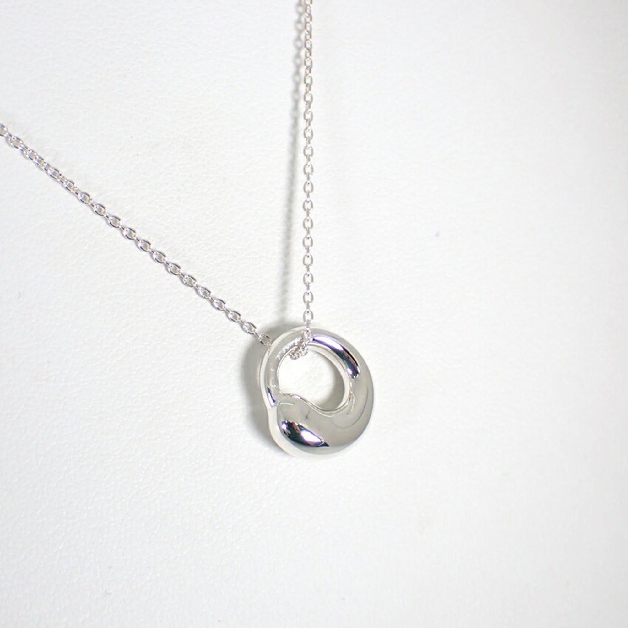 Eternal Circle Pendant Necklace Sterling Silver