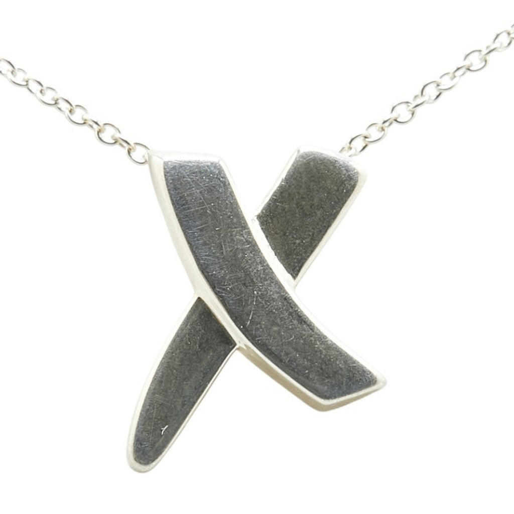 Kiss Pendant Necklace Sterling Silver