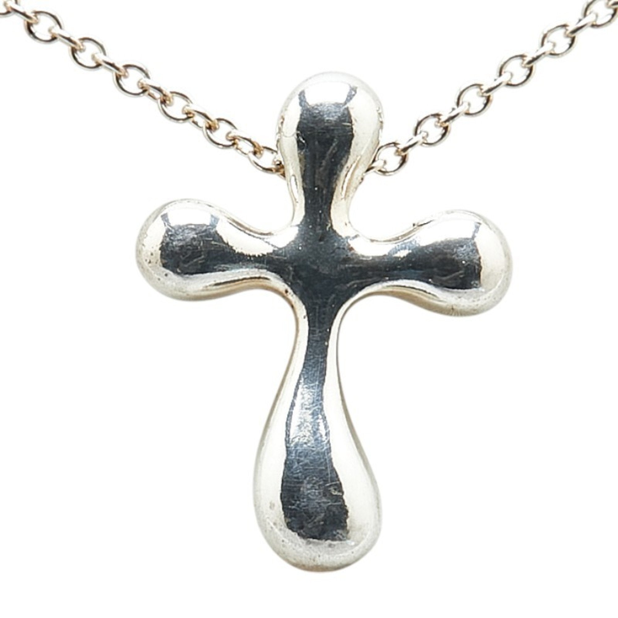 Cross Pendant Necklace Sterling Silver