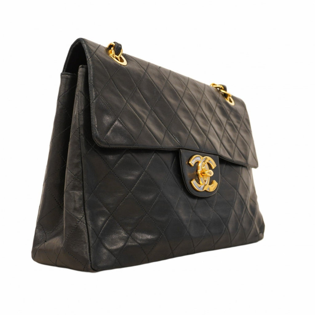 Vintage Classic Single Flap Bag Quilted Lambskin Maxi