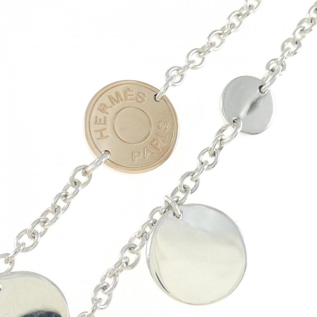 Confetti Pendant Necklace 18K Rose Gold and Sterling Silver