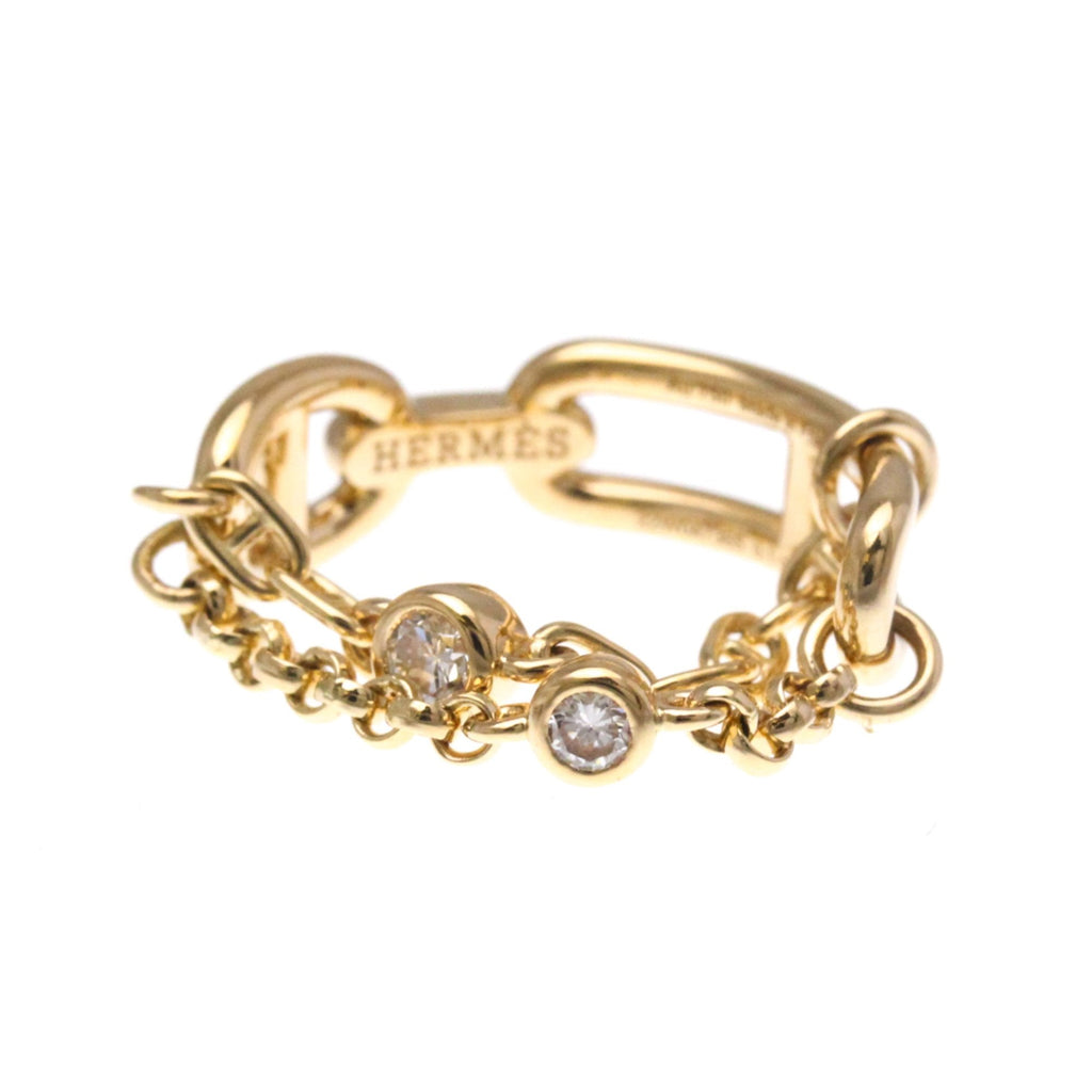 Band Ring 18K Rose Gold with Diamond