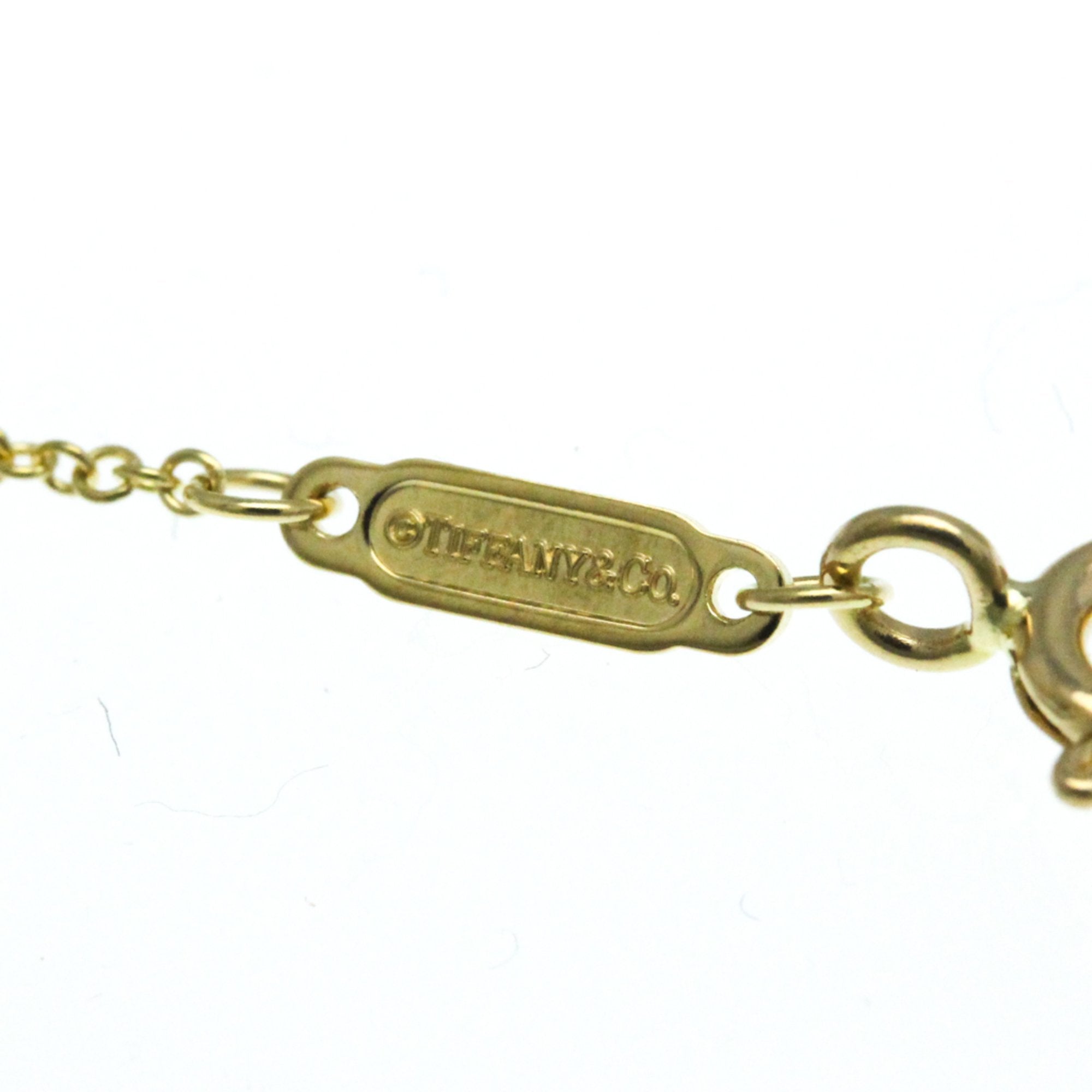 T Smile Pendant Necklace 18K Yellow Gold