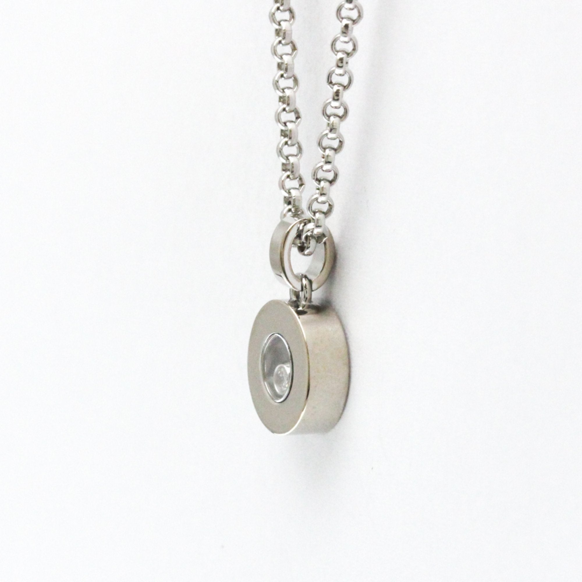 Pendant Necklace 18K White Gold with Diamond