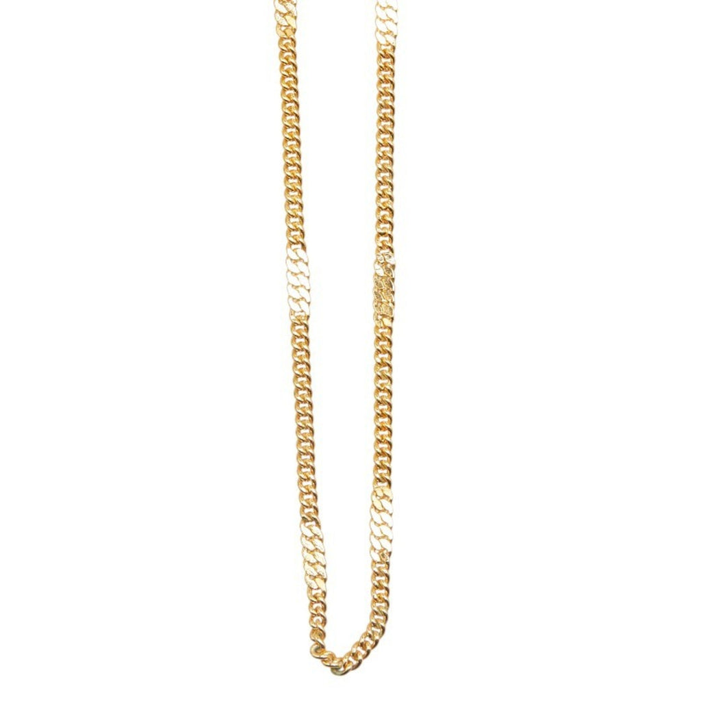 Long Pendant Necklace Gold