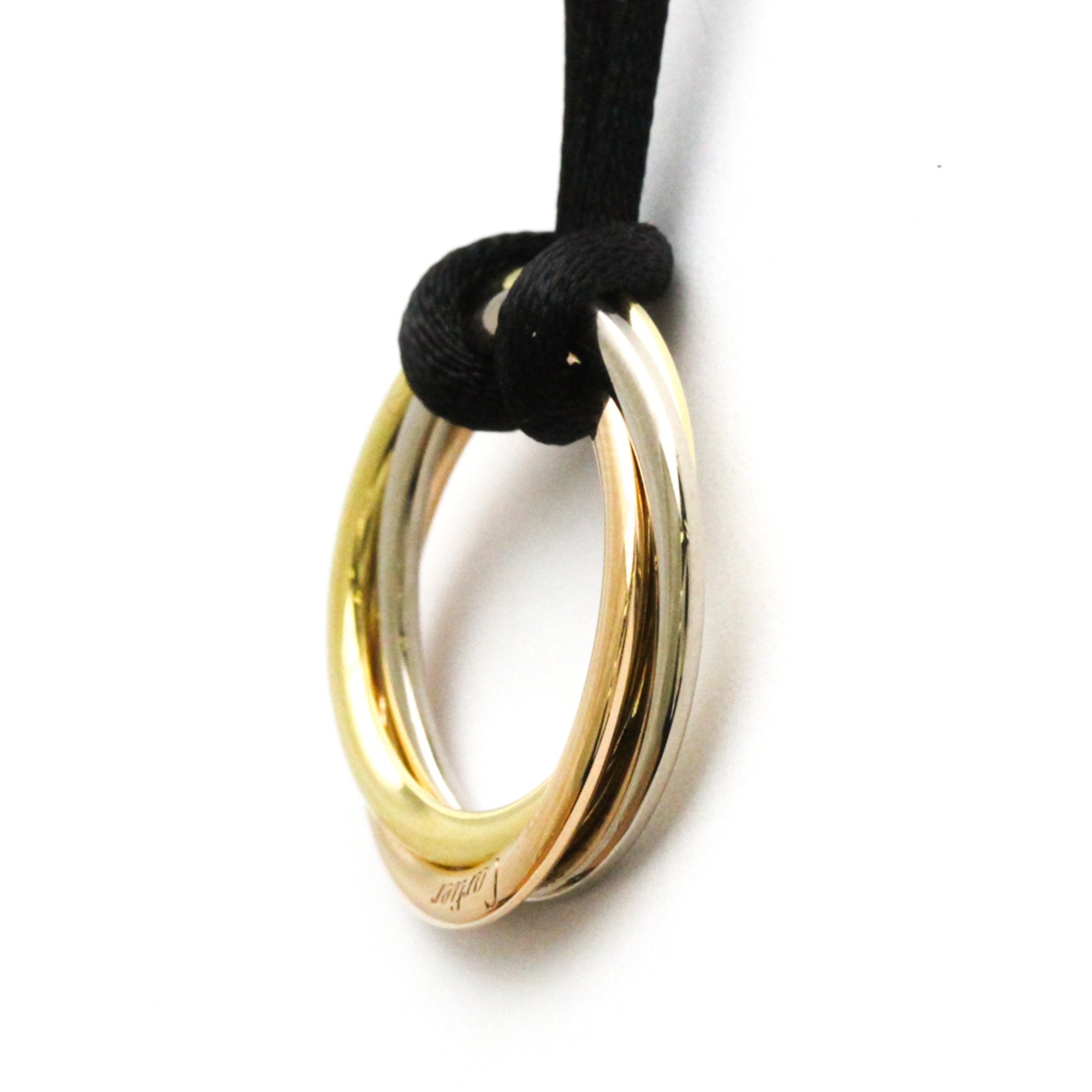 Trinity Pendant Necklace 18K Tricolor Gold
