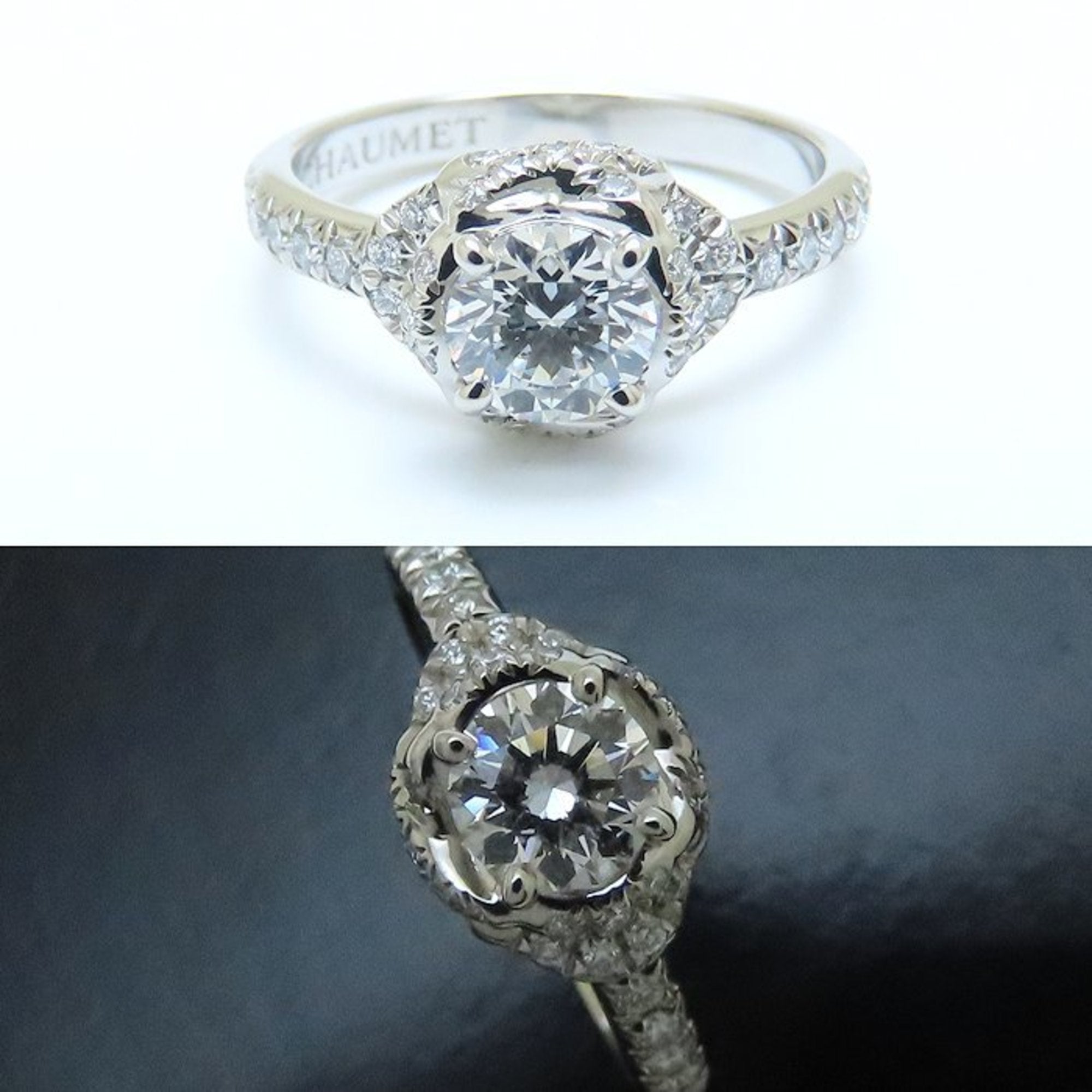 Ring Platinum with Diamond