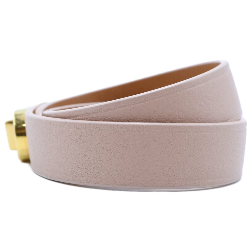 Charm Bracelet Leather Pink Beige