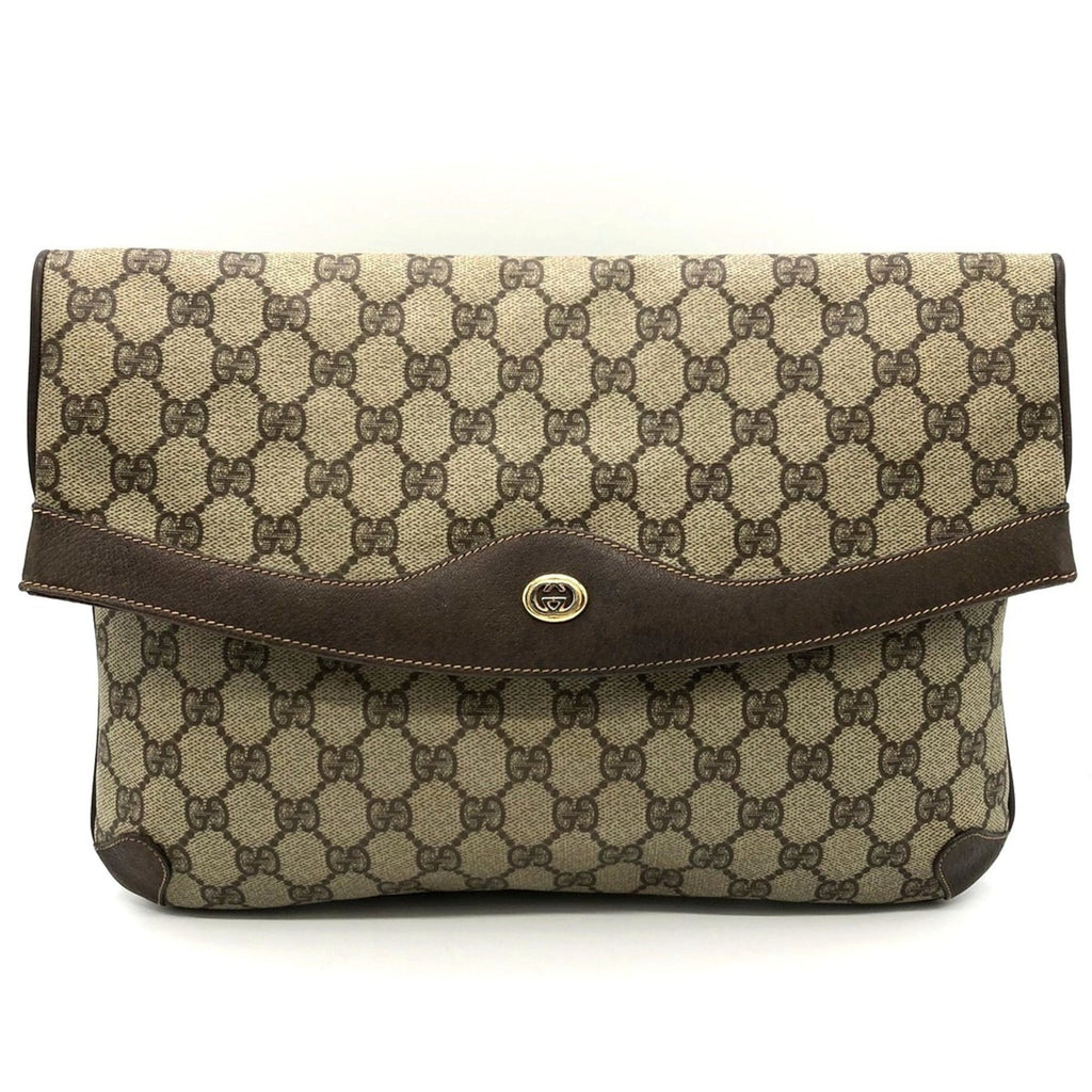 Diaper Bag GG Coated Canvas