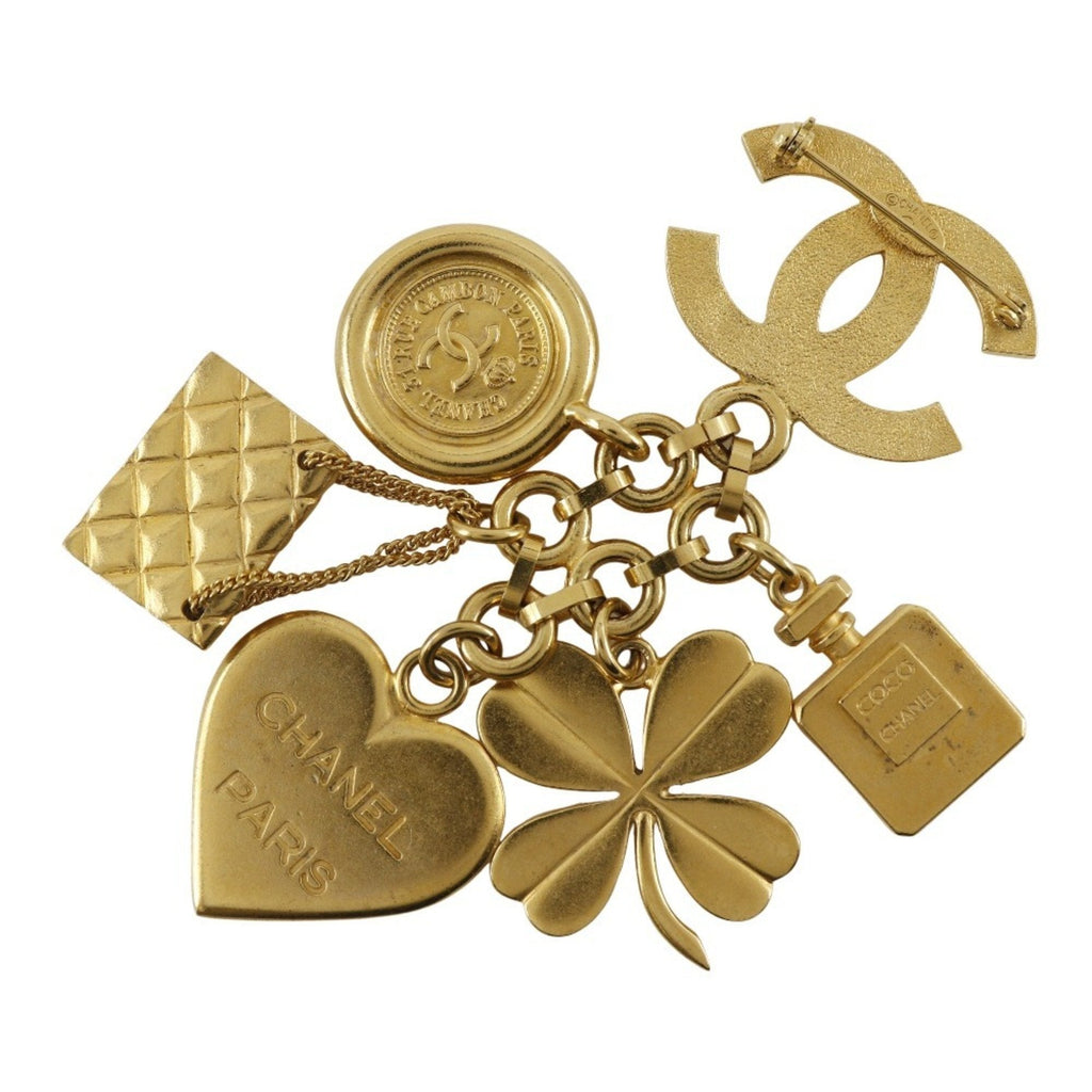 CC Logo Brooch Metal