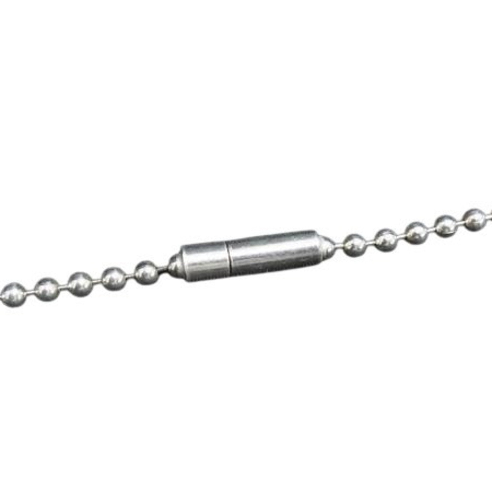 Dog Tag Pendant Necklace Sterling Silver