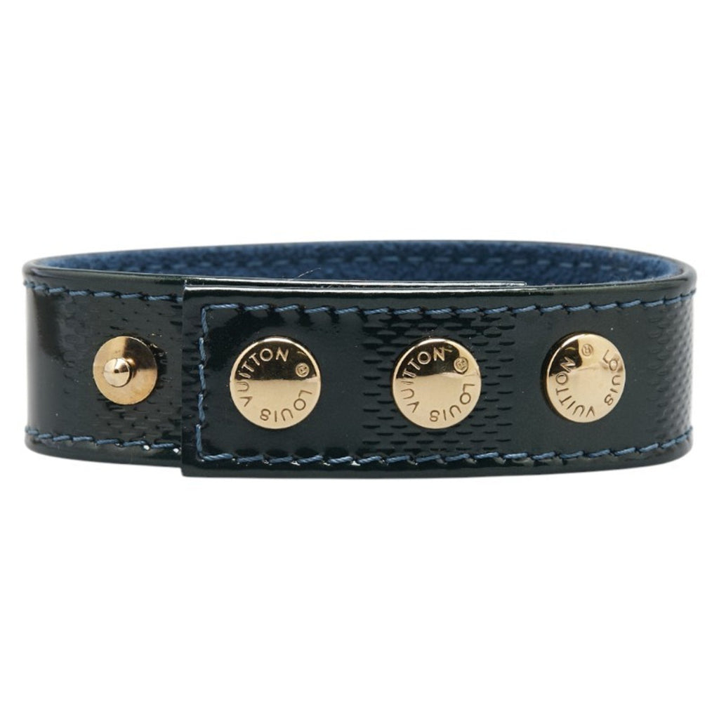 Damier Bracelet Patent Leather Green