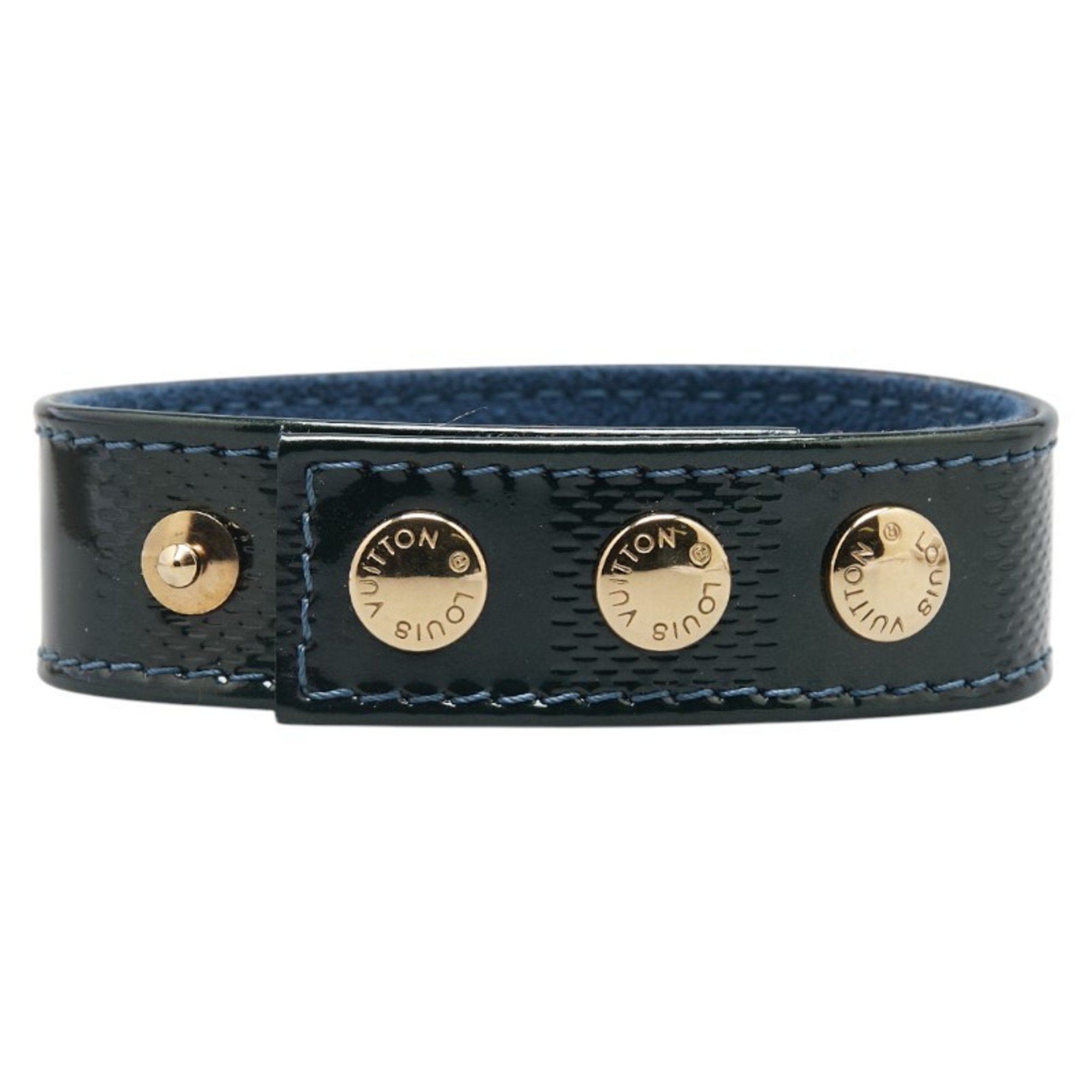 Damier Bracelet Patent Leather Green