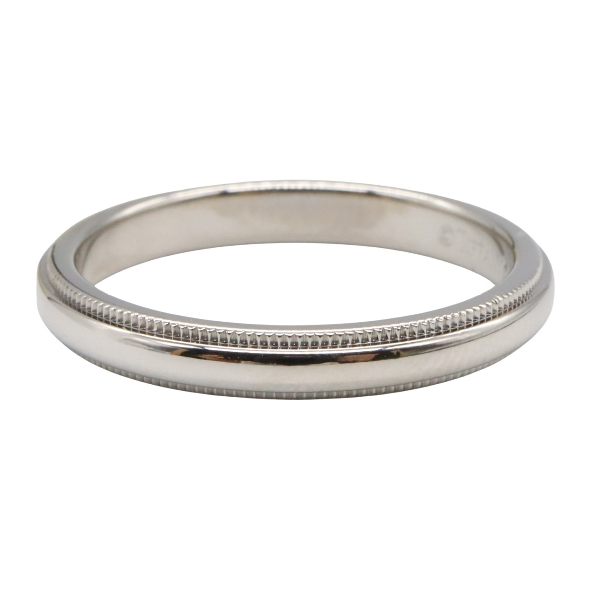 Milgrain Ring Sterling Silver and Platinum