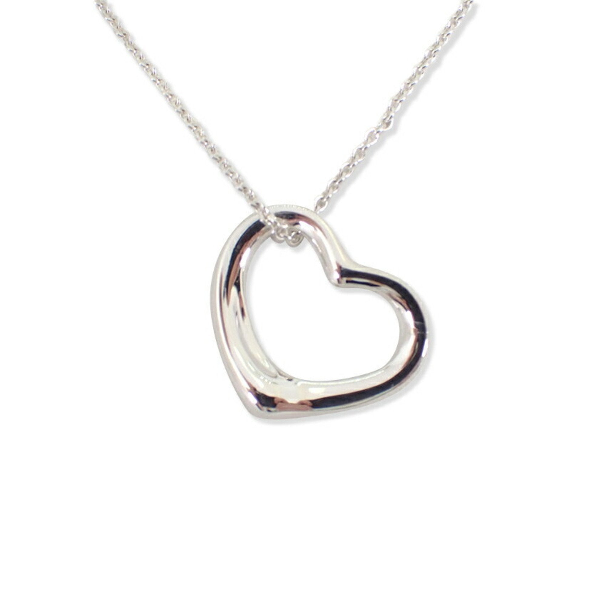 Heart Pendant Necklace Sterling Silver