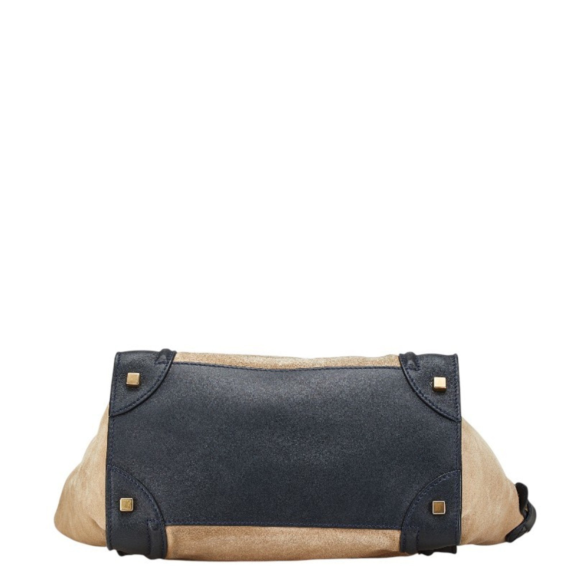 Luggage Bag Suede Mini