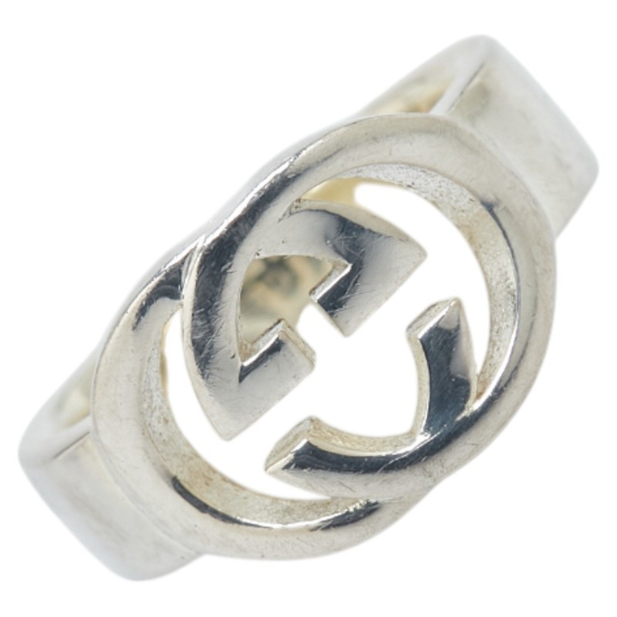 Interlocking G Ring Sterling Silver