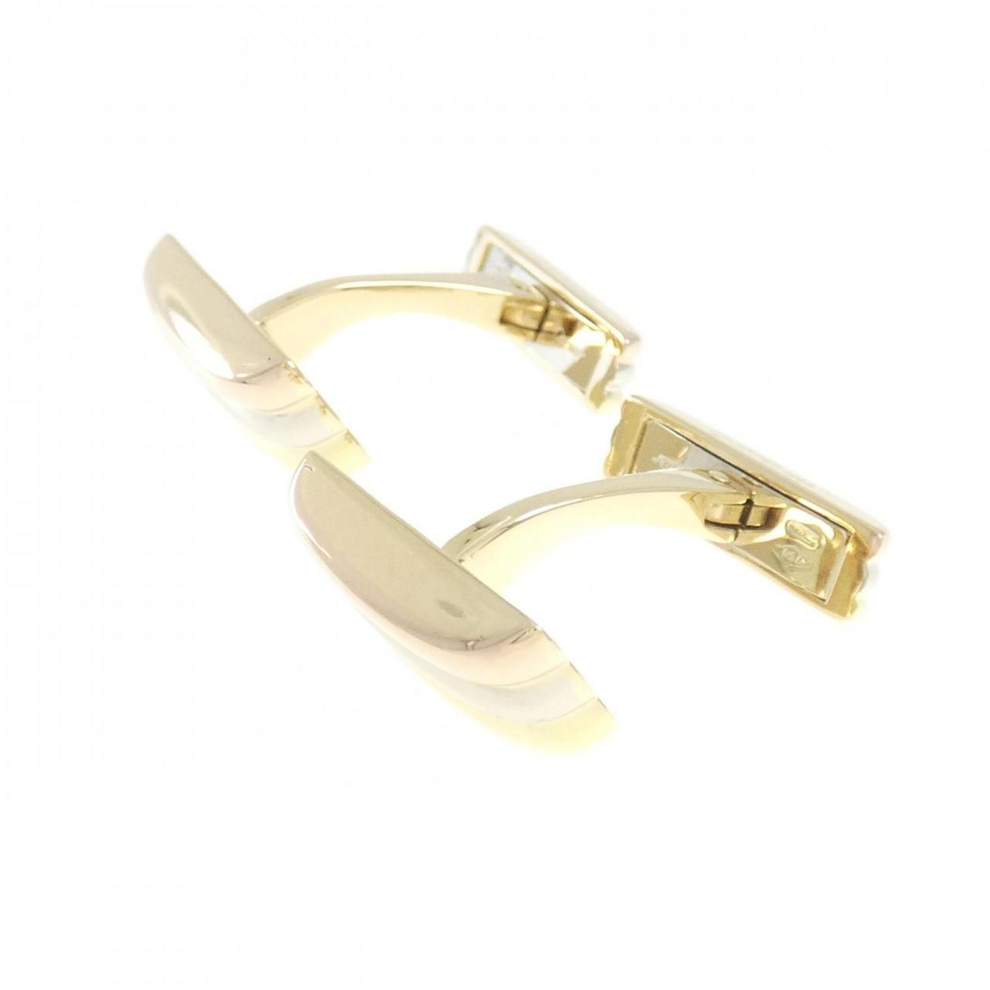 Gadrons Cufflinks Bracelet 18K Tricolor Gold
