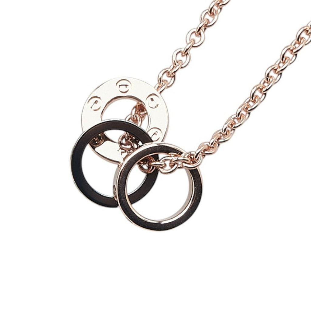 Pendant Necklace Ceramic and 18K Rose Gold with Diamond