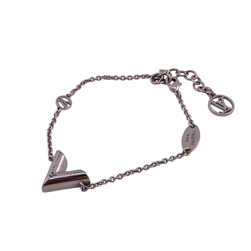 Essential V Bracelet Metal Silver