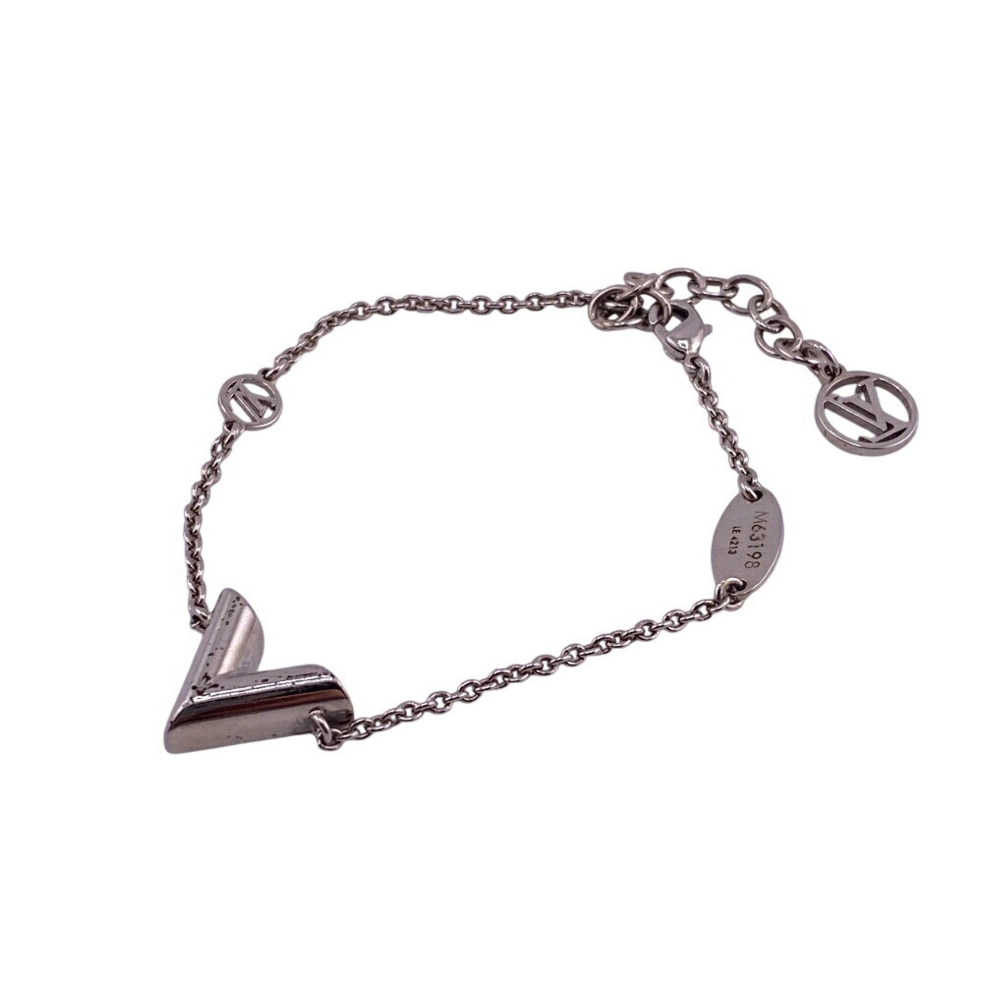 Essential V Bracelet Metal Silver