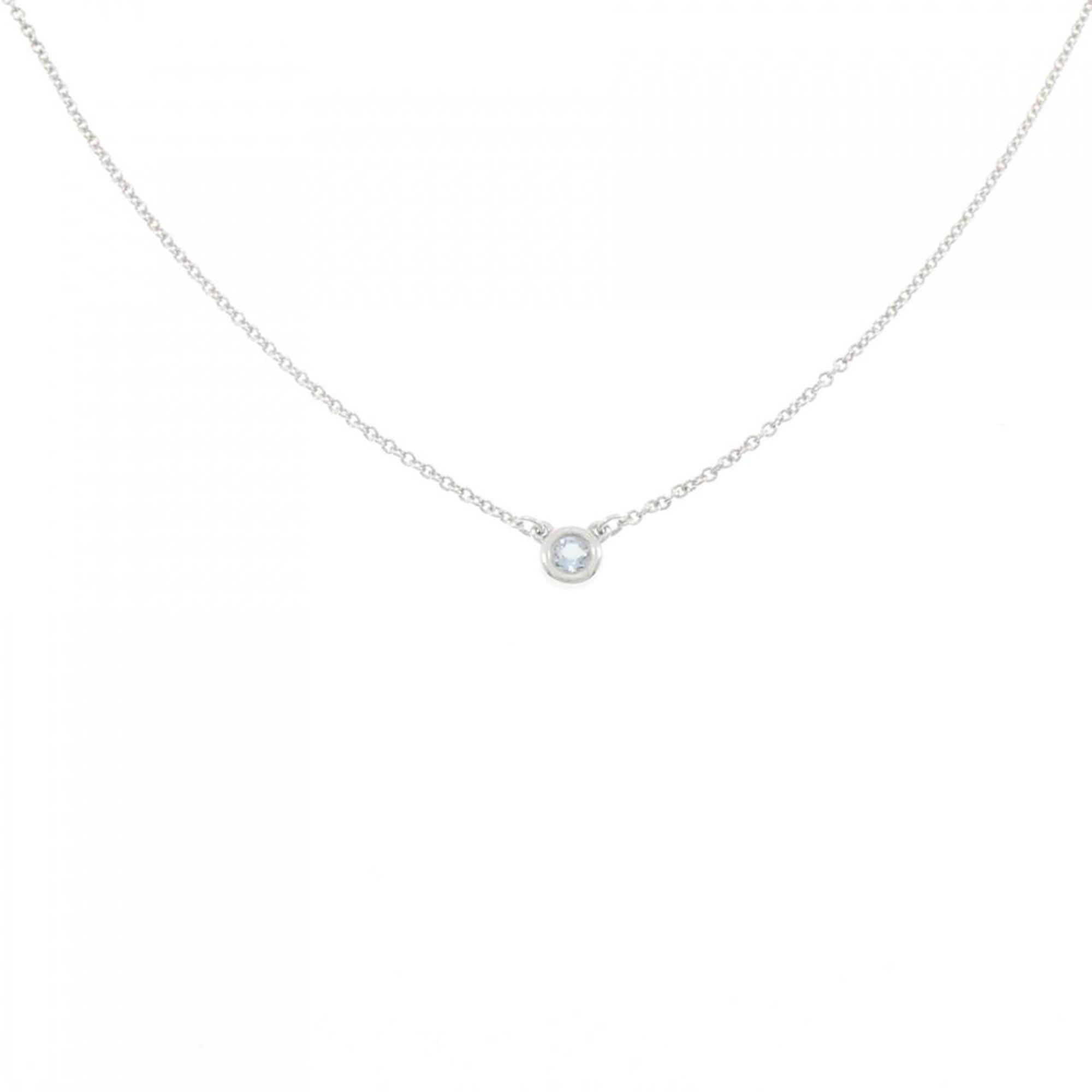 Elsa Peretti Diamonds By The Yard Pendant Necklace Sterling Silver