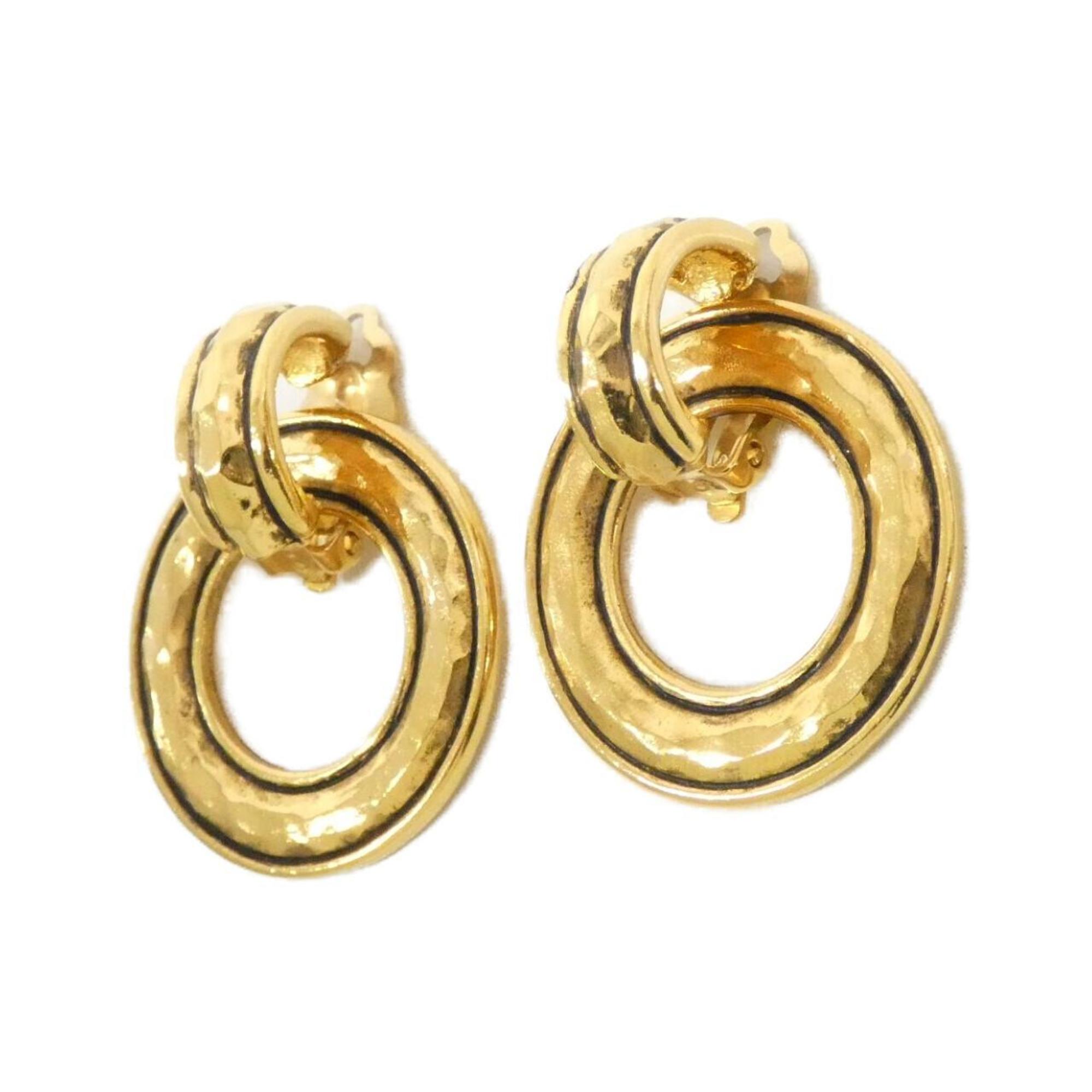 Clip-On Earrings Clip-On Gold-Tone Metal