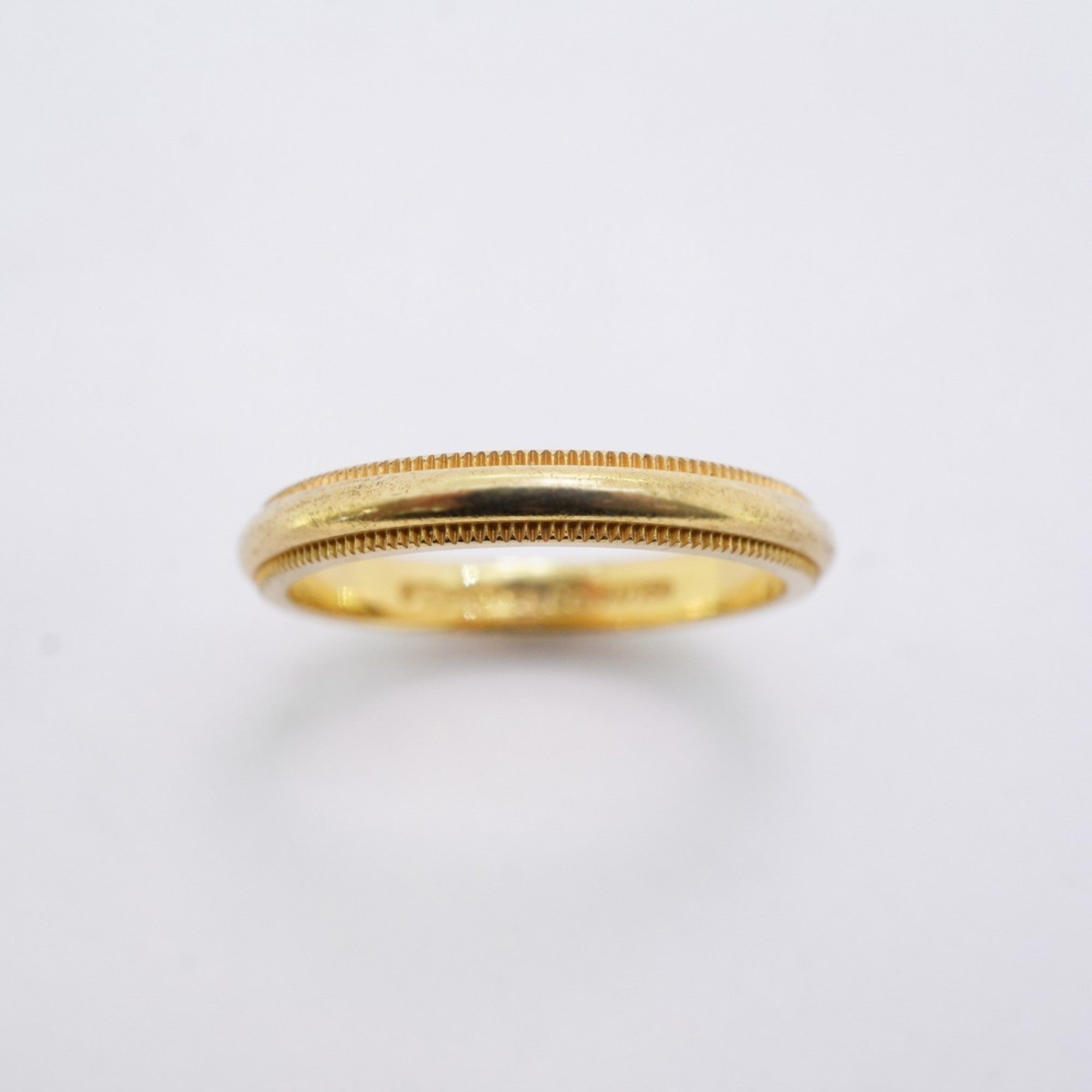 Milgrain Ring 18K Yellow Gold